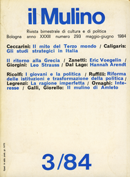 Copertina del fascicolo dell'articolo Gli studi strategici in Italia: un punto di vista eterodosso