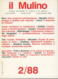 Copertina del fascicolo dell'articolo La rivoluzione conservatrice in Italia