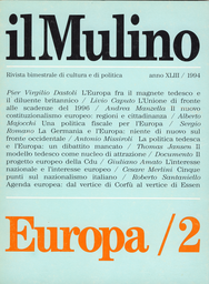 Copertina del fascicolo dell'articolo L'Europa di fronte alle scadenze del 1996