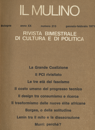 Copertina del fascicolo dell'articolo Sulla più recente produzione della cultura architettonica italiana