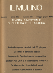 Copertina del fascicolo dell'articolo Cominismo e società: la classe dirigente del PCI vent'anni dopo