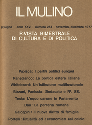 Copertina del fascicolo dell'articolo La politica estera italiana: un modello interpretativo